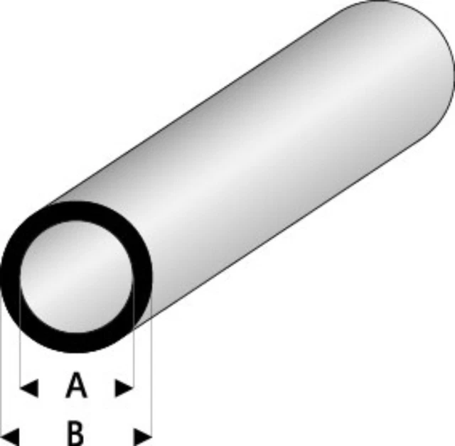 Profilé Styrène Rond Creux 1x2 Mm - Artisan32 Réf ART241951 - Pour Modélisme Et Maquettes