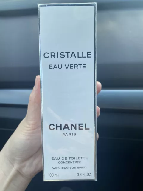 100% Genuine Chanel Cristalle Eau Verte Eau De Toilette Concentree Spray  100ml