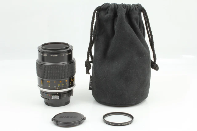 [Exc+5] Nikon Ai Micro Nikkor 105mm f/4 MF Manual Focus Macro Lens From JAPAN