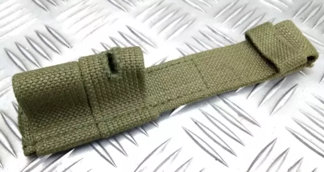 Genuine Military 37 Webbing Pattern Heavy Duty OD Green Canvas Frog