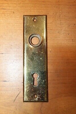 Smaller Wrought Bronze Keyhole Escutcheon For Pantry Closet Passage S-45 2