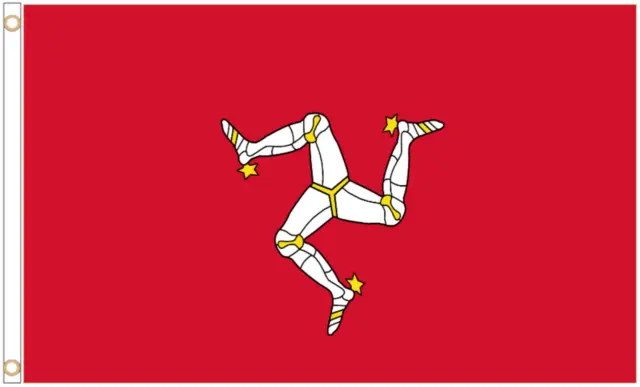 Cortina ataúd con bandera de la Isla de Man - envío rápido