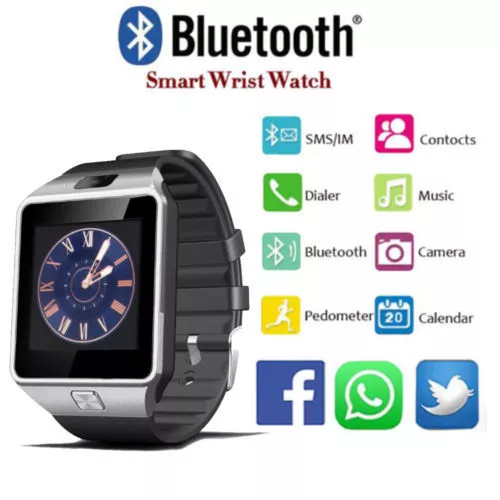 Orologio Telefono Smartwatch Android Ios Con Sim Bluetooth Micro Sd Dz09