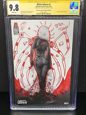 White Widow #1 Bosslogic Variant CGC 9.8 Signed & Full Sketched/Remarked 2/300