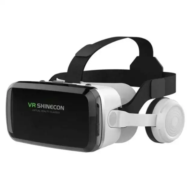 VRSHINECON G04BS 3D Réalité Virtuelle Casque VR Lunettes avec Bluetooth Écouteur