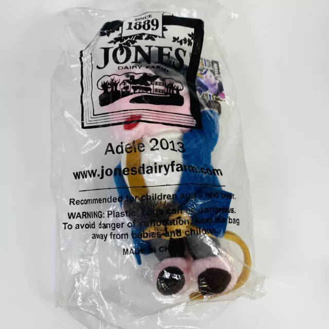 Jones Dairy Farms 2013 Adele Plush Pink Pig Riding Hobby Horse Promotional NWT
