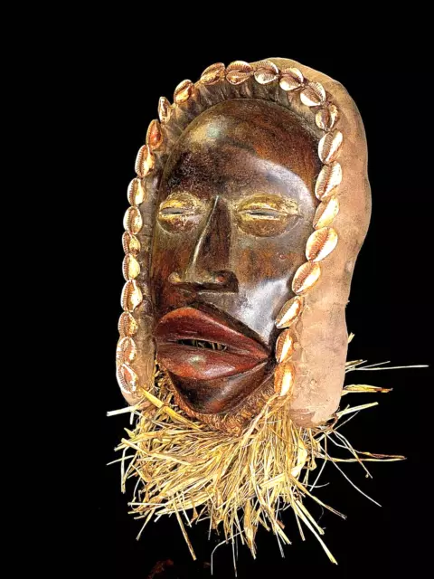Vintage African Dan Tribe mask Wood Hand Carved Tribal Art Zakpai Mask Dan-6617