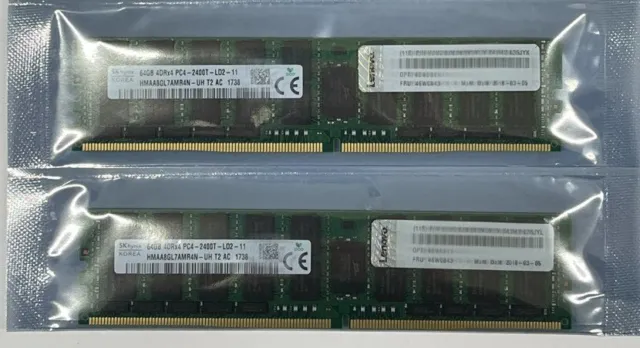 Lenovo 128 GB (2x 64 GB) DDR4 RAM server Hynix ECC 46W0843
