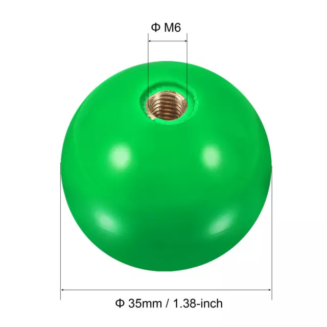 Manette Poignée Tête M6 Rouge/Vert/Blanc/Bleu Facile à Installer pour Arcade 2