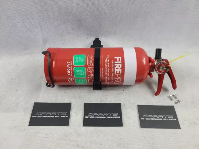 Porsche 996 986 Carrera Boxster Turbo Targa Genuine Seat Fire Extinguisher Kit