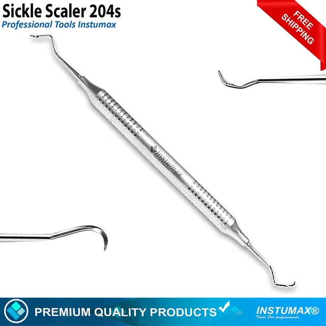 SICKLE SCALER 204S Dental Hand Instruments Pro Periodontal Hygiene Pick
