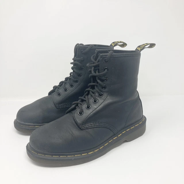 DR. MARTENS AIRWAIR Boots Black Men's Size 5 Womens 7 NJ004 1460 £27.56