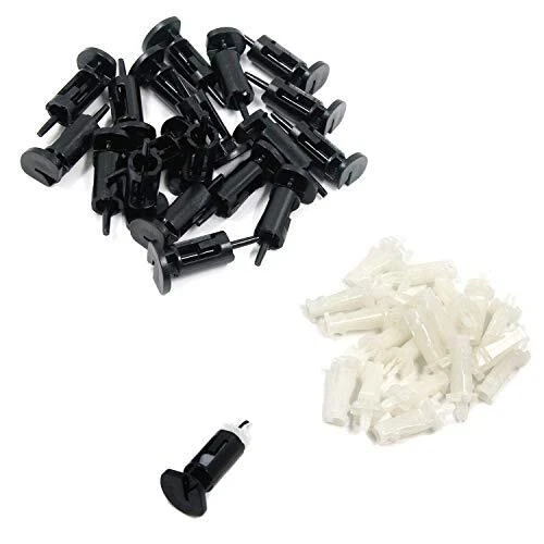 Heat Sink Mounting Pins Plastic CPU Mount Clips & Push Screws for In...