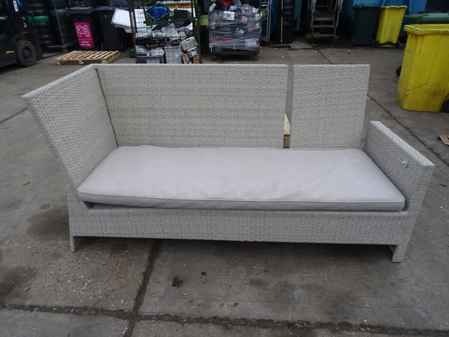 EX DEMO HARTINGTON Albury Rattan Garden Furniture 1 Side Reclining