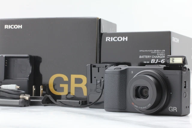 [MINT in Box] RICOH GR 16.2MP DIGITAL COMPACT CAMERA BLACK NON WIFI From JAPAN