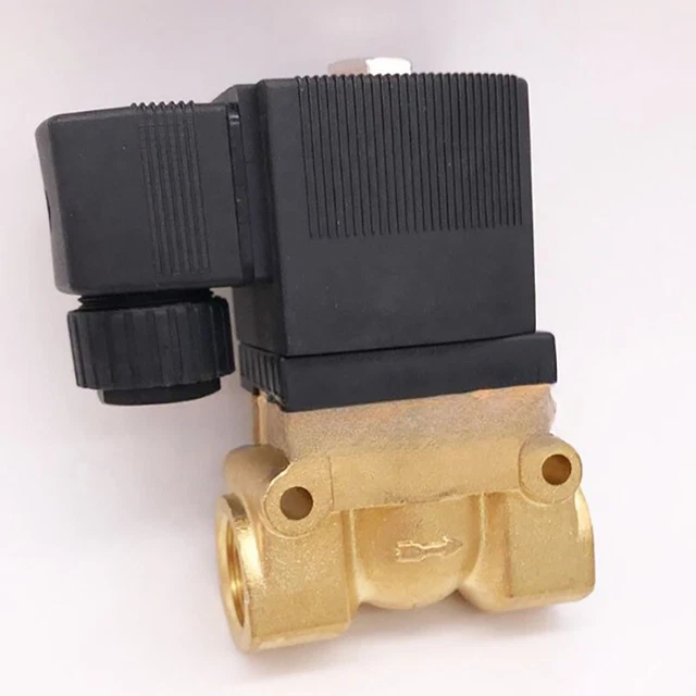 High Pressure Electric Solenoid Gas Valve Normally Brass 5MPA 220V 24V