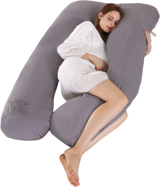 Coussin de grossesse SALAD HOUSE en forme U - Gris Foncé