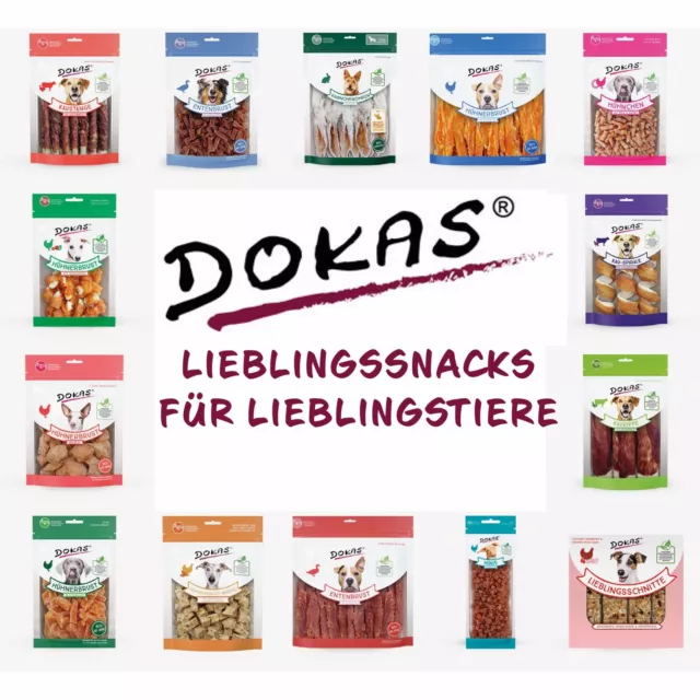 Dokas Kausnack, Kauartikel, Leckerlis für den Hund