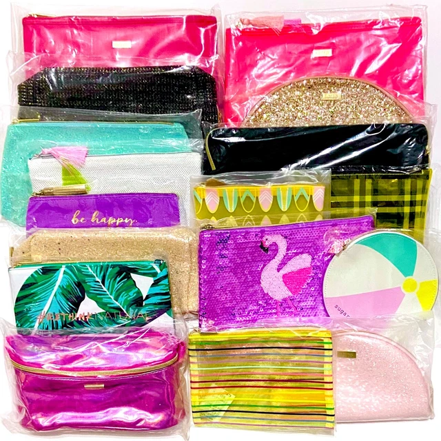 Tarte Makeup Bag Zip Pouch Assorted Colors & Sizes - Your Choice NEW