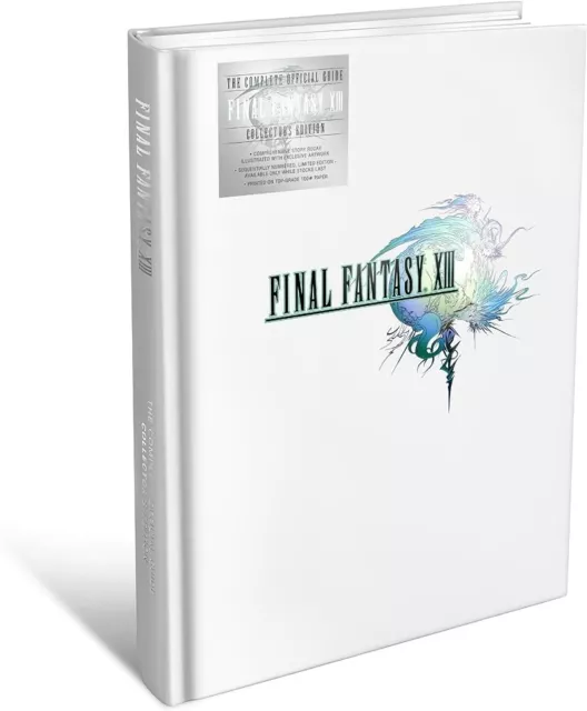 Final Fantasy XIII 13 Official Guide Book Collector's Edition Factory Sealed New