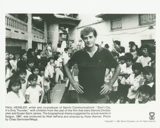 Director Paul Hensler Don't Cry It's Only Thunder 1982 Vintage Photo Original