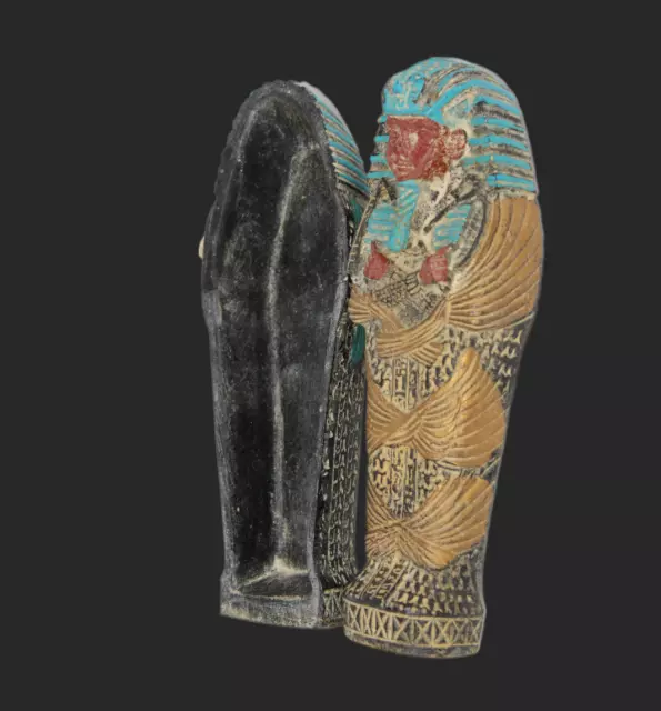 RARE ANCIENT EGYPTIAN ANTIQUE King Tut Ushabti Tomb Model Statue Stone (B0+)