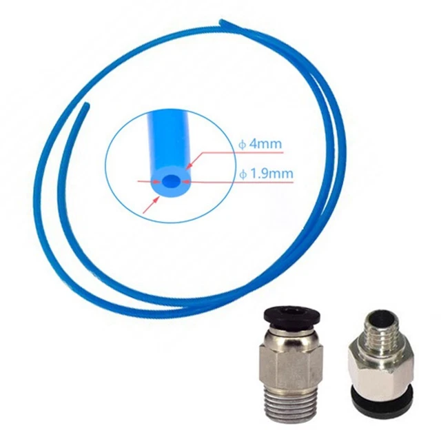 For Ender 3 Mis à Jour Ptfe 4mm Tube Avec PC4-M6 & PC4-M10 Pneumatique Robinet