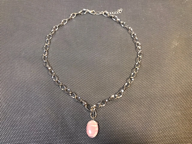 Collier Fantaisie Vintage - Gros Maillons Métal - Occasion