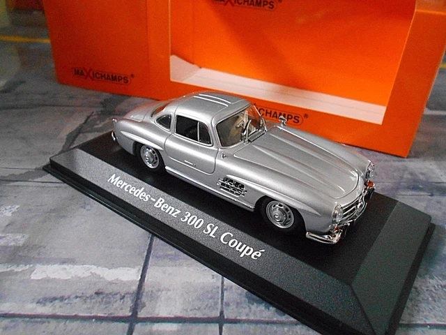 MERCEDES BENZ 300SL 300 SL Coupe W198 silber 1955 Maxichamps Minichamps 1:43