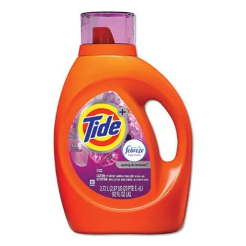 Tide Plus Febreze Liquid Laundry Detergent, Spring Scent, 92oz (PGC87566EA)