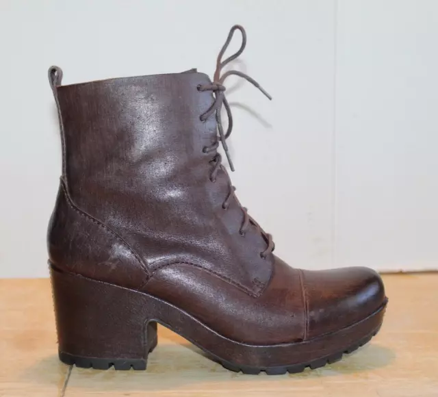 KORK-EASE Women Cona Brown Boots Full-Grain Leather, K41723 US Size 7.5 M 3