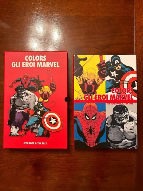 Colors - gli Eroi Marvel, edito Panini, cartonato con cofanetto