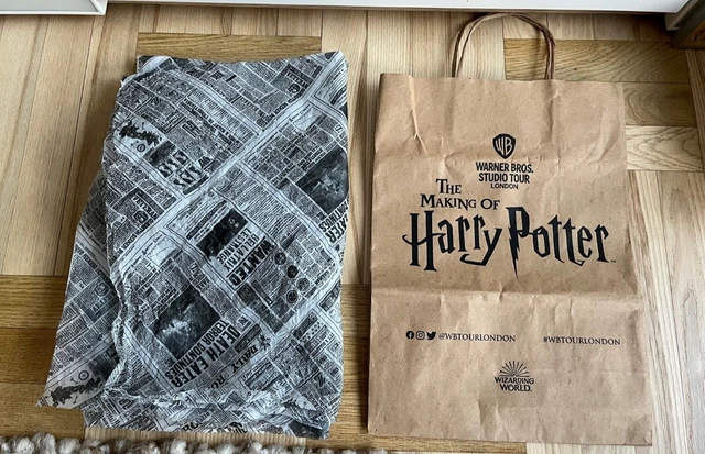 HARRY POTTER SHOPPING Bag London Warner Brothers Studio Tour Wizarding