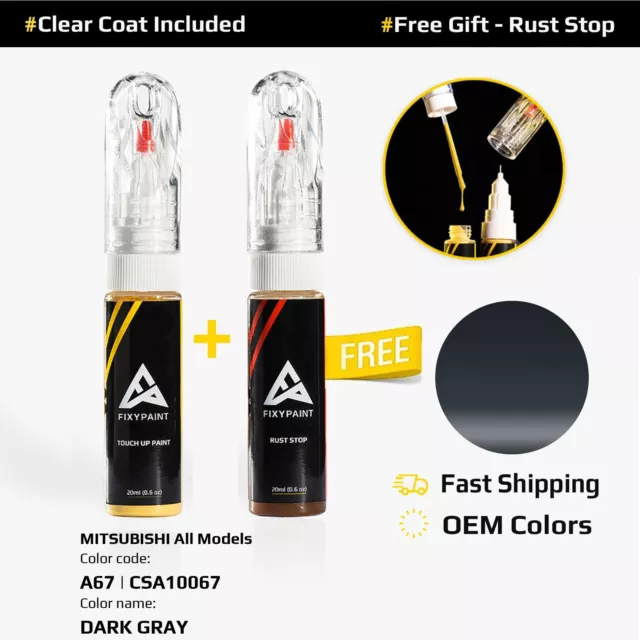 Car Touch Up Paint For MITSUBISHI All Models Code: A67 | CSA10067 DARK GRAY
