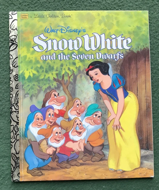 WALT DISNEY'S SNOW White and the Seven Dwarfs Little Golden Book 1996 ...