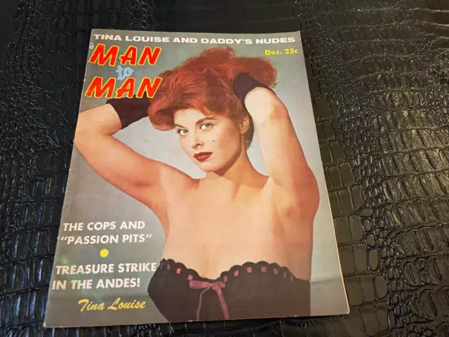 DECEMBER 1957 Man to Man pinup magazine - TINA LOUISE - GILLIGANS ISLAND