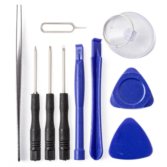10 piece cellphone repair tool set iphone android samsung pry tools forceps KIT