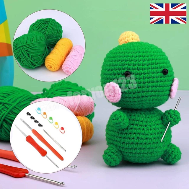 CROCHET BOX Kit per uncinetto per principianti: kit per uncinetto per adulti, tutto ciò di cui hai bisogno, tutorial video passo-passo, imparare a lavorare all'uncinetto, regalo di compleanno