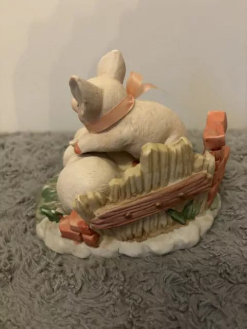 Vintage ceramic pair of baby pigs porcelain figurine Excellent condition 3