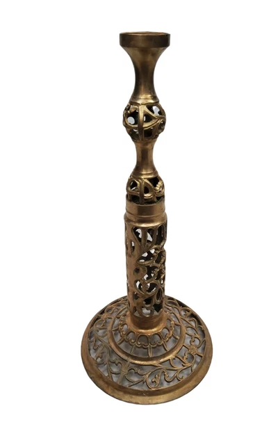 antique early 20th century filagree bronze table/lamp base.