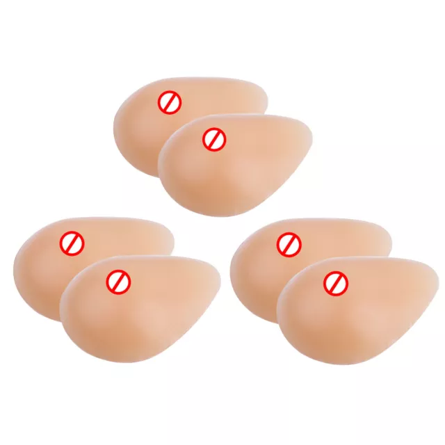 Silicone Fake Breast Forms Mastectomy Prosthesis Waterdrop Boobs False Bra Pads
