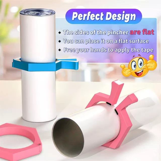 Pinch Perfect Tumbler Clamp, Silicone Tumblers Pinch & Cup Cradle