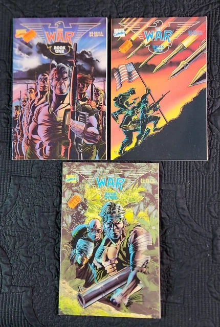 Marvel THE WAR (1989) #1 2 3 Complete Set Comic Book Lot