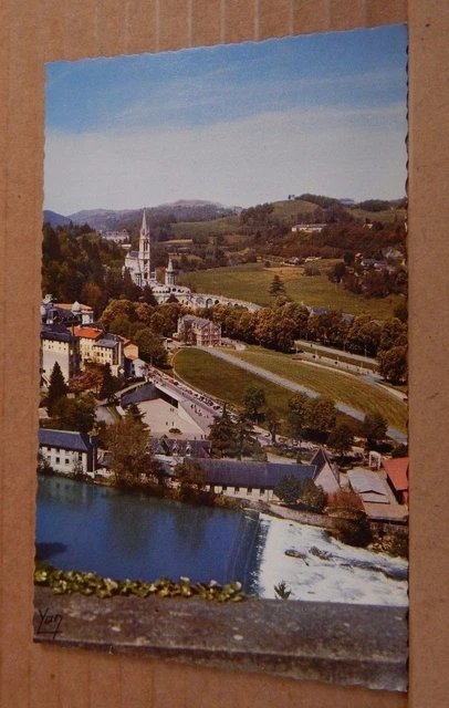 Postcard Lourdes holy Shrine Le Gave of the Sanctury . unposted