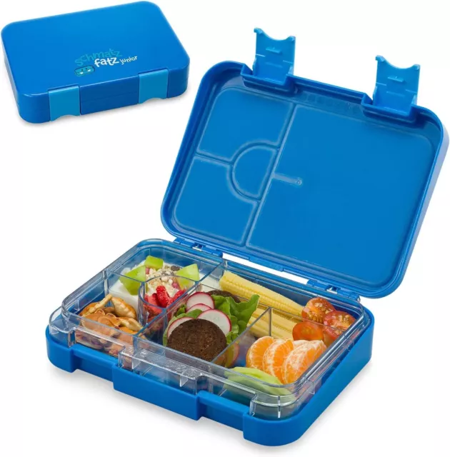 Schmatzfatz Junior Brotdose Kinder Mit Fächern| BPA Frei Lunchbox Kinder| Bento