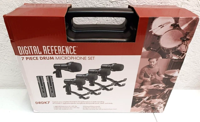 Digital Reference DRDK7 7-Piece Drum Mic Kit Digital Reference DRDK7 7-Piece Drum Mic Kit