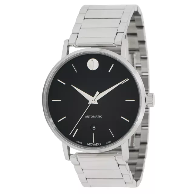 Movado 0607301 Men's Museum Classic Black Dial Automatic Watch