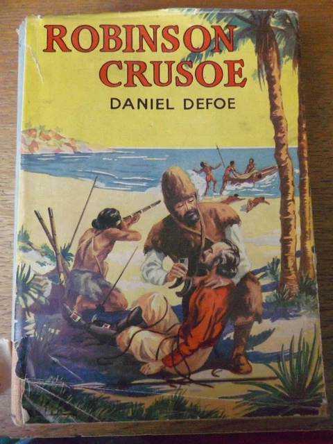 ROBINSON CRUSOE BY Daniel Defoe Hardback Book £6.99 - PicClick UK