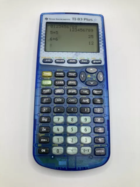 TEXAS INSTRUMENTS - Calculatrice Scientifique Texas Instruments TI-83 PLUS.FR