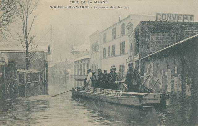 NOGENT-SUR-MARNE - Crue de La Marne - France - 1910